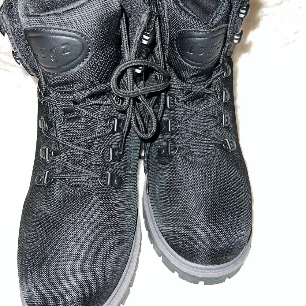 LUGZ Black Lace-Up Boots